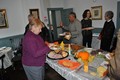 Presented by Cookie, Betty and Eunice. Chicken, roast beef, ham, cheese, grapes. A feast!